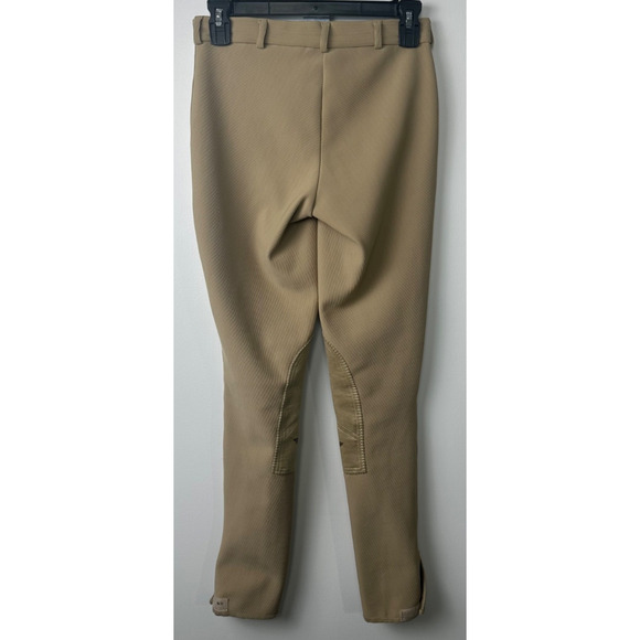 TuffRider Breeches Womens 28 Tan Equestrian Pants Horseback Riding Knee Patch C2 - Picture 3 of 7